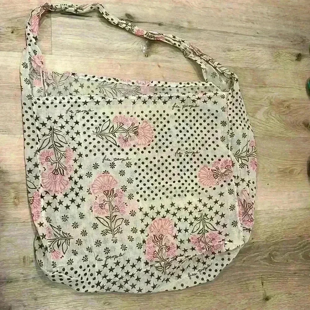 Free people reusable cloth bag sac tote